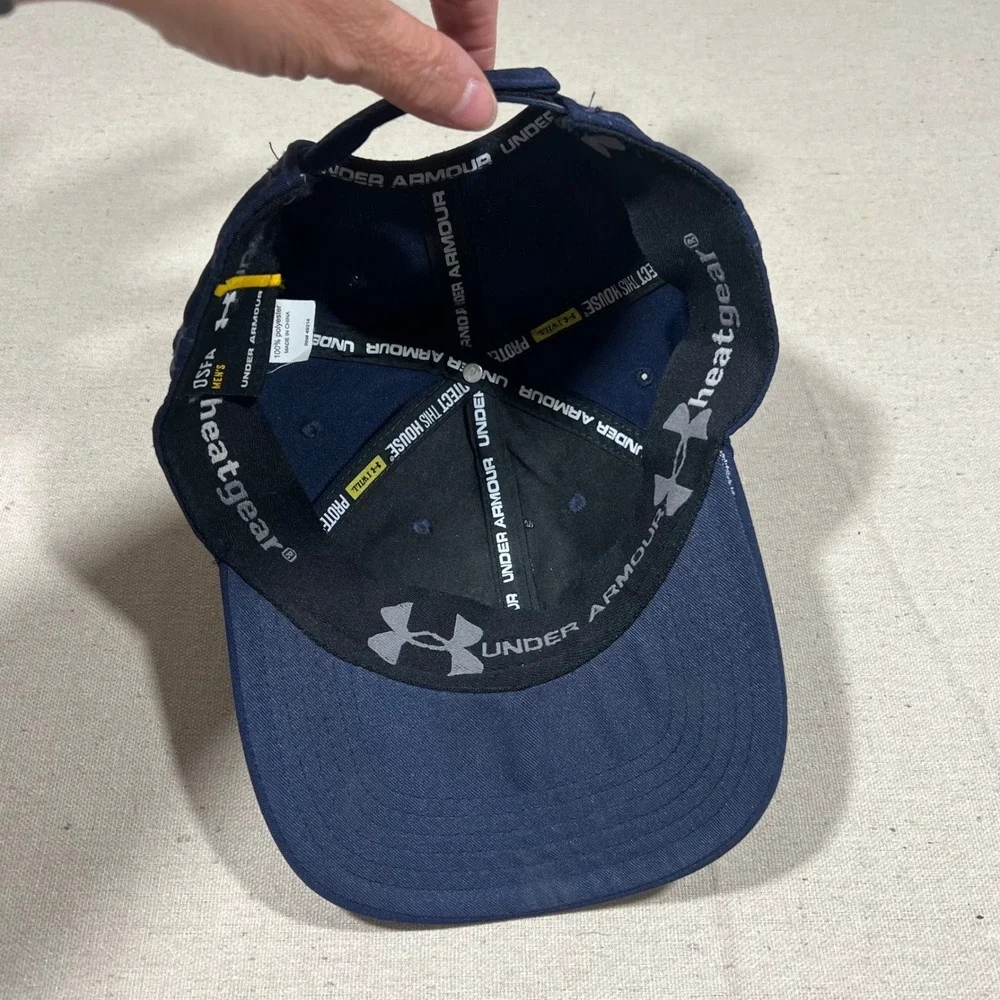 Auburn‎ Tigers Under Armour Baseball Cap Hat Navy Blue Orange OSFA